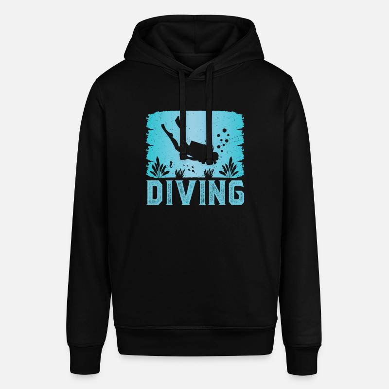 diving - Sweat à capuche SOUNDER Stanley/Stella Unisexe - noir