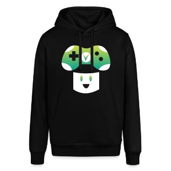 Vinny vinesauce - Stanley/Stella Unisex Hoodie SOUNDER - Schwarz - Vorne - Alina (178cm) & Michal (187cm)