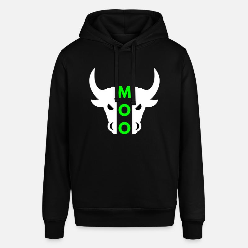 Moo (taureau à demi-tête) - Sweat à capuche SOUNDER Stanley/Stella Unisexe - noir