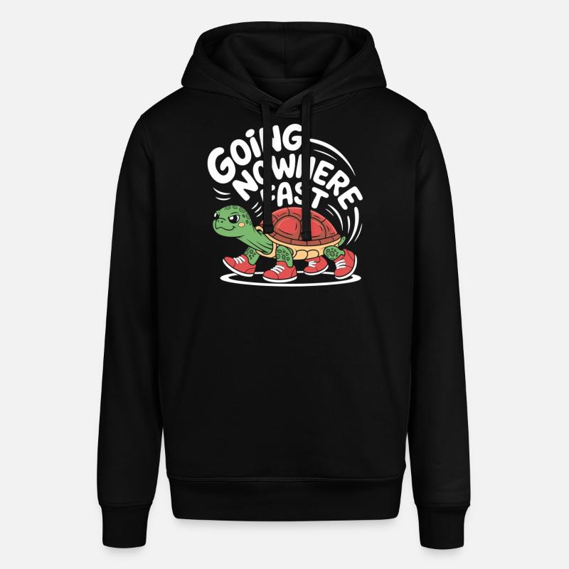 Turtle pace in style - Stanley/Stella SOUNDER Unisex Hoodie - black