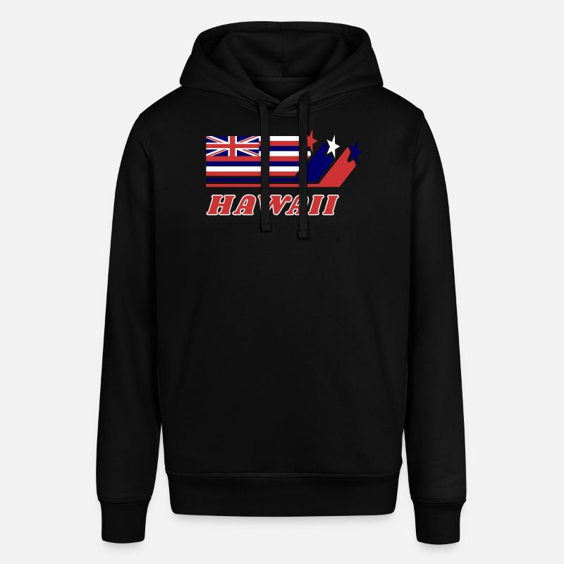 Cadeau de drapeau hawaï Honolulu - Sweat à capuche SOUNDER Stanley/Stella Unisexe - noir