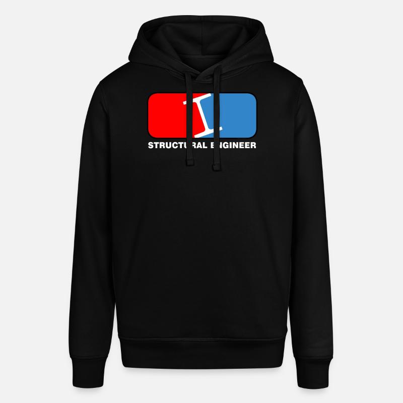 Structural Engineer League White Text - Stanley/Stella SOUNDER Unisex Hoodie - black