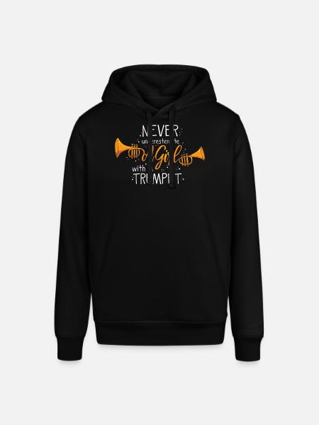 Trumpet Trumpeter - Stanley/Stella SOUNDER Unisex Hoodie - black