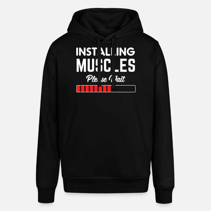 Installing Muscles Please Wait - Sweat à capuche SOUNDER Stanley/Stella Unisexe - noir