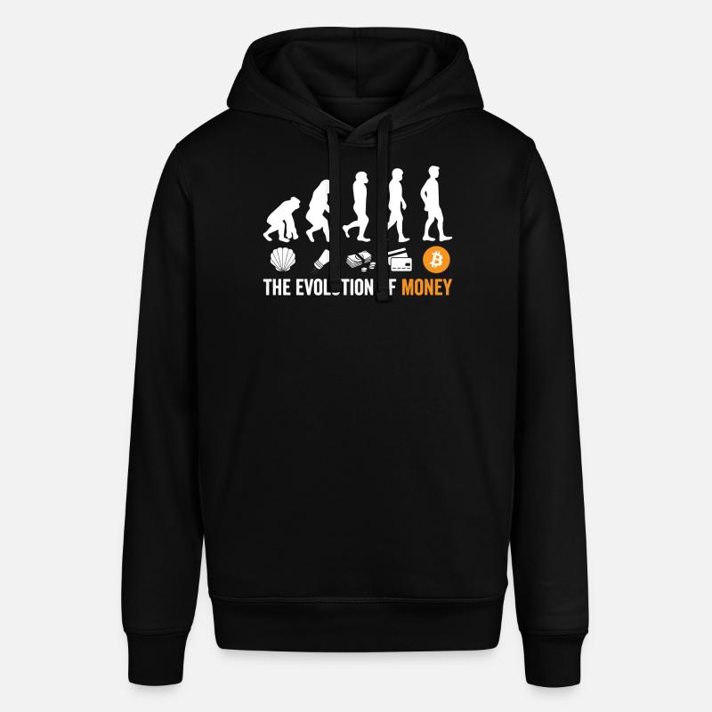 Evolution de l’argent bitcoin - Sweat à capuche SOUNDER Stanley/Stella Unisexe - noir