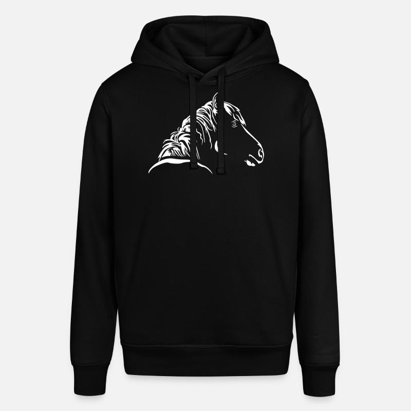 TĂȘte de cheval « Black Edition » - Sweat Ă capuche SOUNDER Stanley/Stella Unisexe - noir