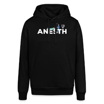 Anesth Gift Doctor Iade Infermiera anestesista - Felpa con cappuccio unisex SOUNDER di Stanley/Stella - nero - Fronte - Alina (178cm) & Michal (187cm)