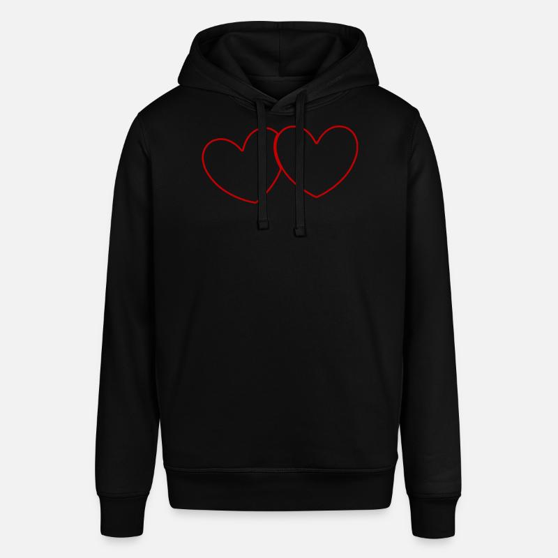 Saint-Valentin, Saint-Valentin, Saint-Valentin - Sweat à capuche SOUNDER Stanley/Stella Unisexe - noir