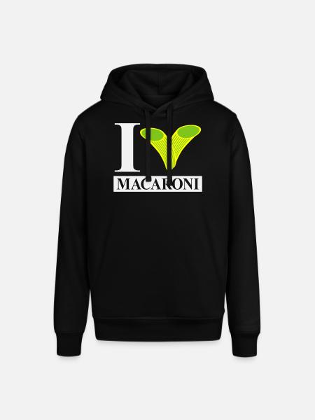 J’adore les macaronis - Sweat à capuche SOUNDER Stanley/Stella Unisexe - noir