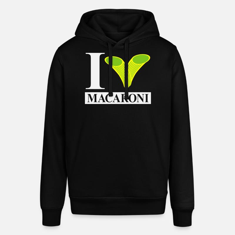 J’adore les macaronis - Sweat à capuche SOUNDER Stanley/Stella Unisexe - noir