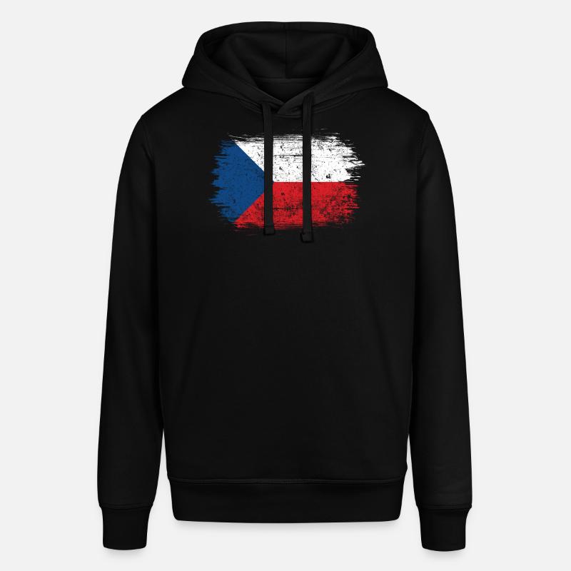 Coup de pinceau Drapeau tchèque - Sweat à capuche SOUNDER Stanley/Stella Unisexe - noir