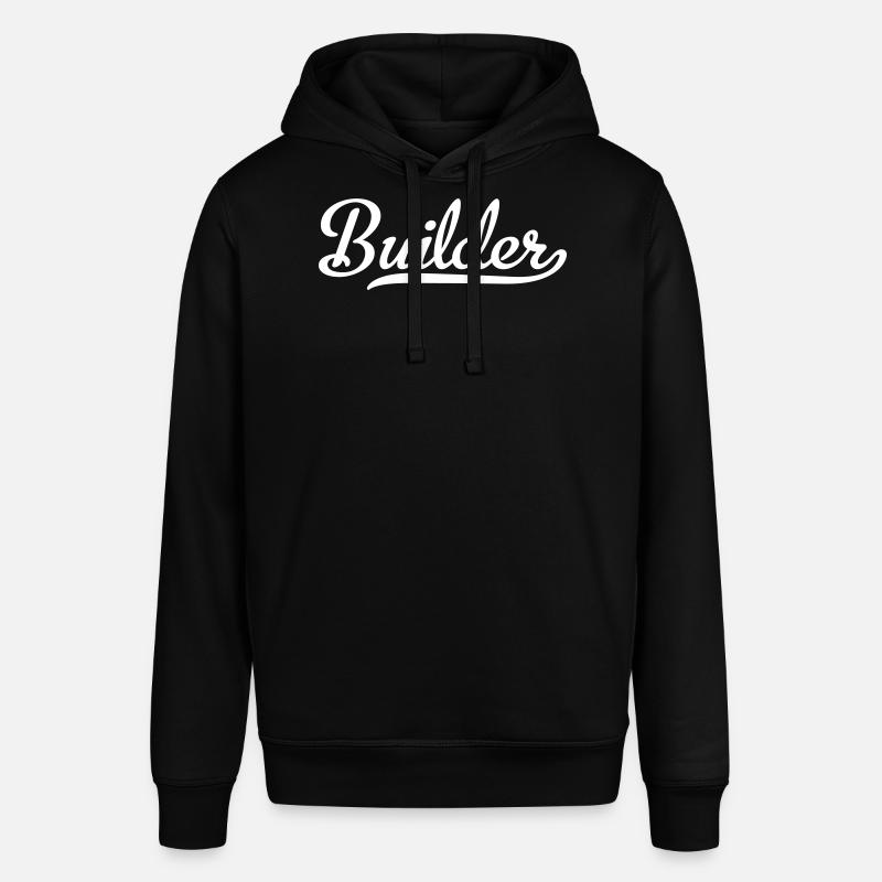 Construction worker - Stanley/Stella SOUNDER Unisex Hoodie - black