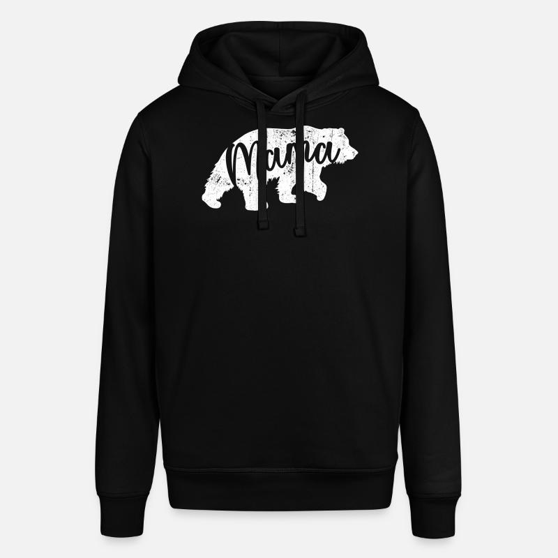 Mama Bear Script Logo - Sweat à capuche SOUNDER Stanley/Stella Unisexe - noir