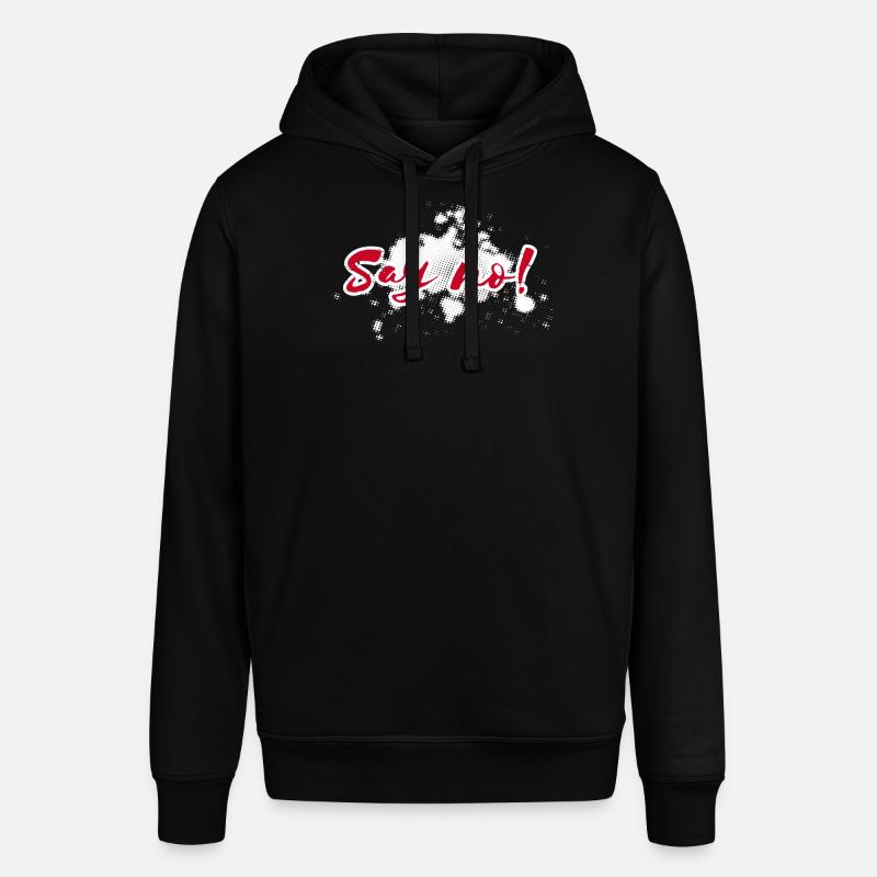 Dites Pas de lettrage - Sweat à capuche SOUNDER Stanley/Stella Unisexe - noir