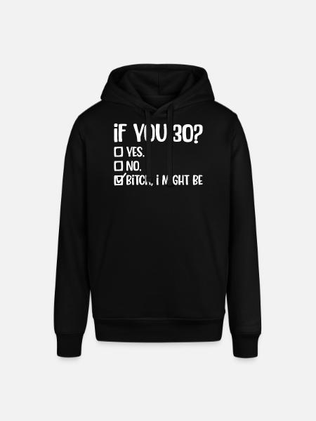 Bold Cheeky Checkbox Attitude Tee - Stanley/Stella SOUNDER Unisex Hoodie - black
