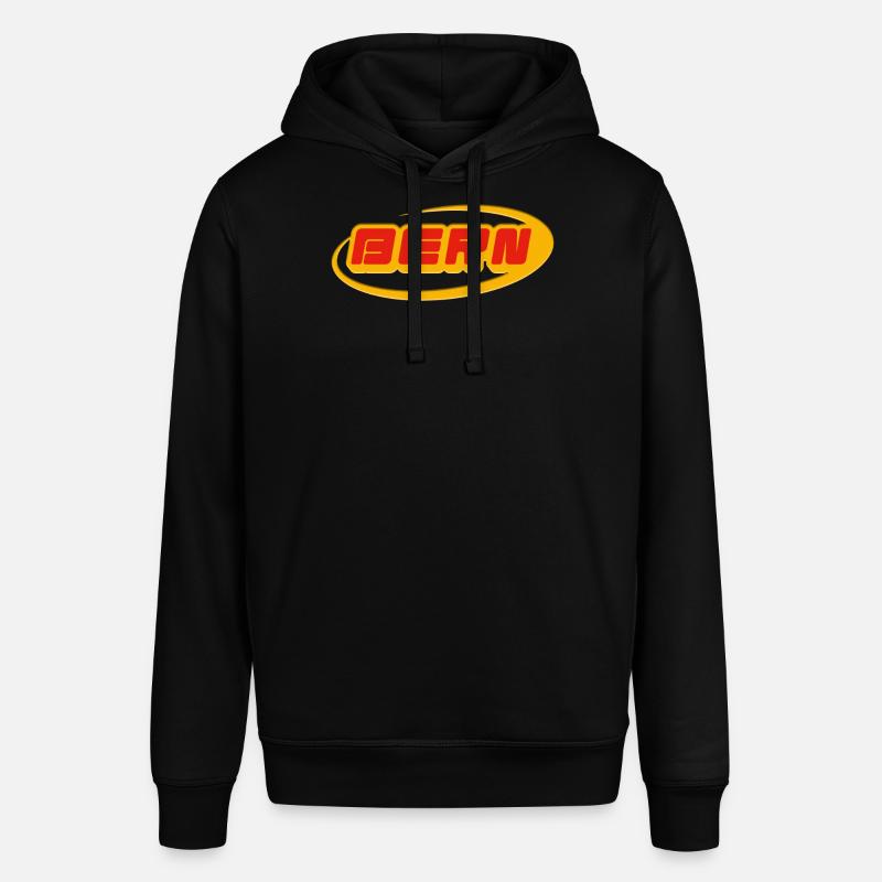 Lettrage de Berne avec courbe jaune - Sweat à capuche SOUNDER Stanley/Stella Unisexe - noir
