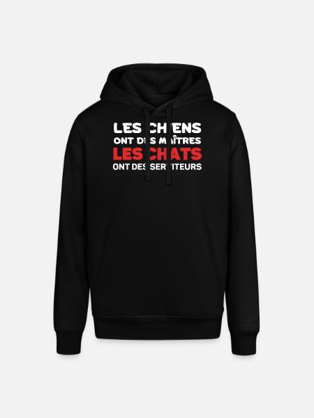 Chats et Chiens: Maîtres et Serviteurs - Sweat à capuche SOUNDER Stanley/Stella Unisexe - noir