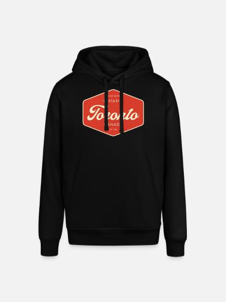 Toronto Retro Sign - Stanley/Stella SOUNDER Unisex Hoodie - black