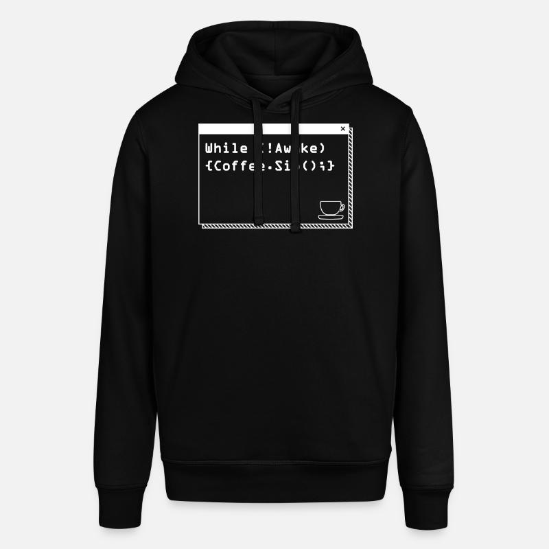 Aus Kaffee Code generieren Programmierer - Stanley/Stella Unisex Hoodie SOUNDER - Schwarz