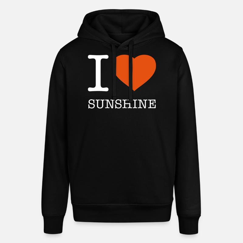 J’AIME LE SOLEIL SOLEIL - Sweat à capuche SOUNDER Stanley/Stella Unisexe - noir