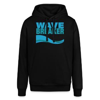 WAVE BREAKER - Stanley/Stella Unisex Hoodie SOUNDER - Schwarz - Vorne - Alina (178cm) & Michal (187cm)
