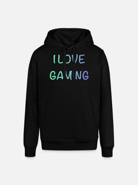 I Love Gaming - Stanley/Stella SOUNDER Unisex Hoodie - black
