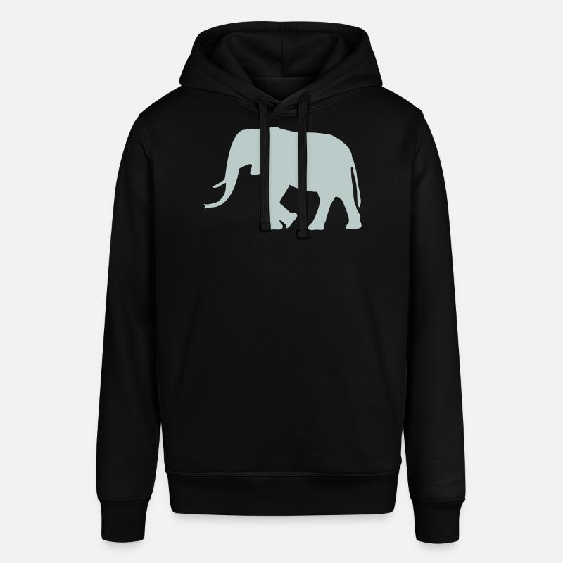 Éléphant - Sweat à capuche SOUNDER Stanley/Stella Unisexe - noir
