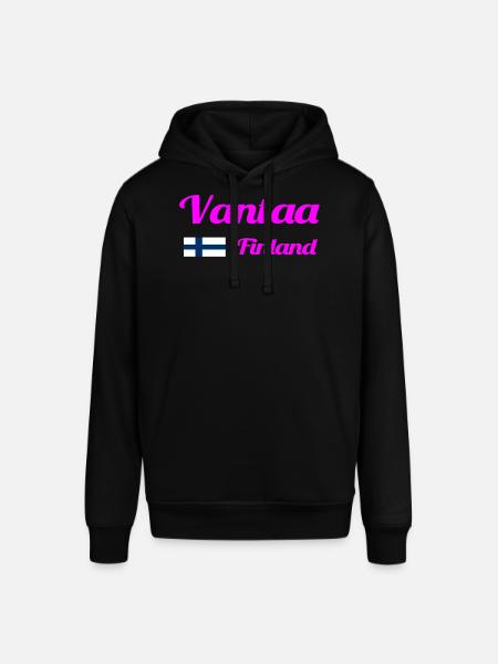 Vantaa Finland Print - Stanley/Stella SOUNDER Unisex Hoodie - black
