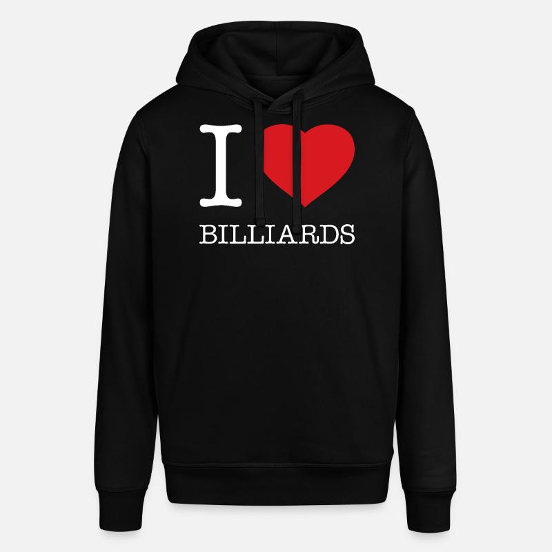 J’ADORE LE BILLARD - Sweat à capuche SOUNDER Stanley/Stella Unisexe - noir
