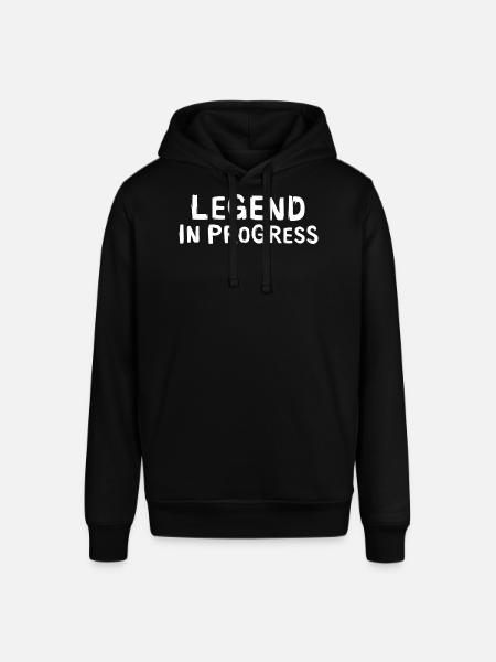 Legend in Progress - funny sayings - Stanley/Stella SOUNDER Unisex Hoodie - black