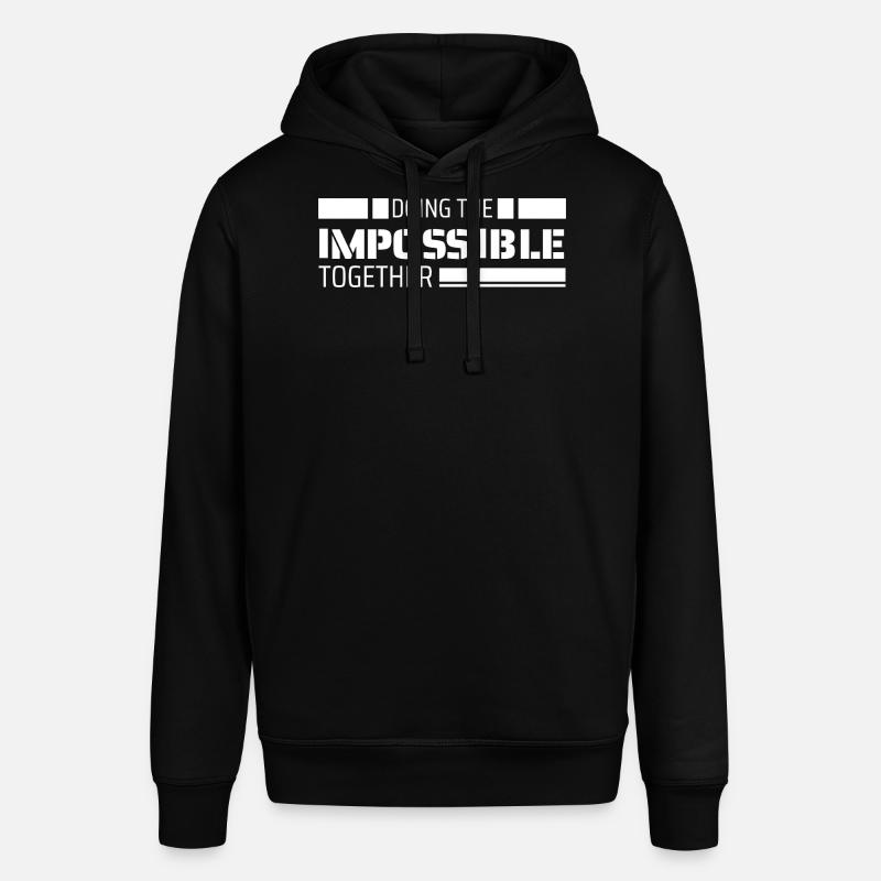 Réaliser l’impossible ensemble - Sweat à capuche SOUNDER Stanley/Stella Unisexe - noir