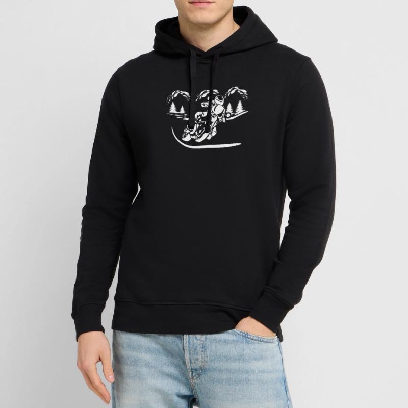 Motorrad Waldsilhouette Stanley/Stella Unisex Hoodie SOUNDER