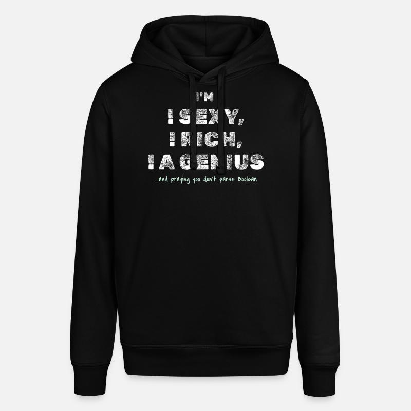 Boolean Joke – Funny Dev Tee - Stanley/Stella SOUNDER Unisex Hoodie - black
