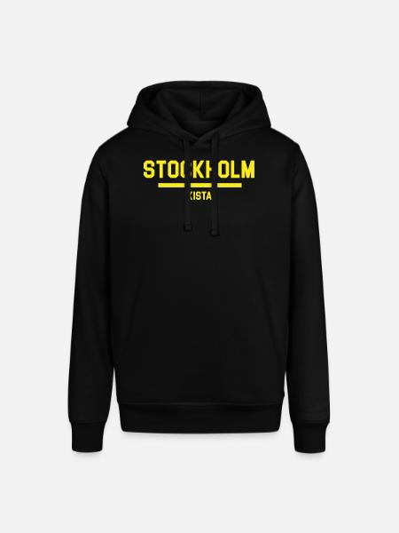 T-Shirt mit Stockholmer Sarg-Design - Stanley/Stella Unisex Hoodie SOUNDER - Schwarz