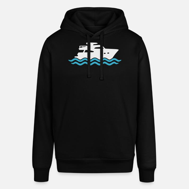 Yacht Silhouette Bateau à moteur - Sweat à capuche SOUNDER Stanley/Stella Unisexe - noir