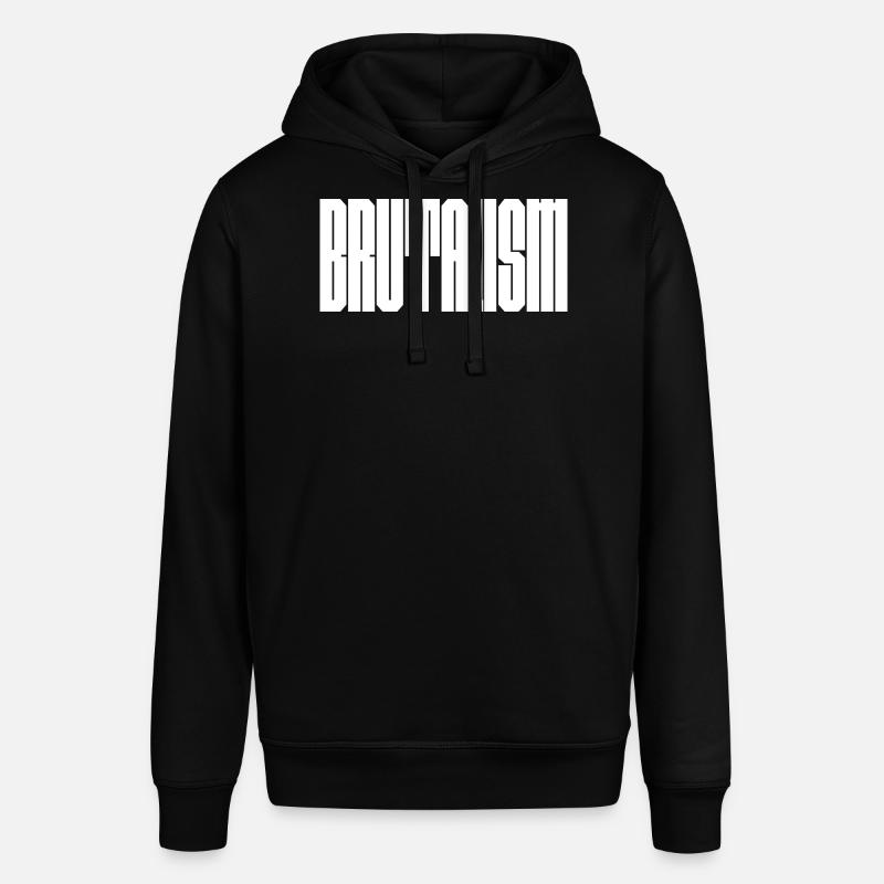 Conception audacieuse du logo Brutalism - Sweat à capuche SOUNDER Stanley/Stella Unisexe - noir
