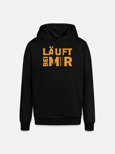 Runs with me - Cool saying - Running - Stanley/Stella SOUNDER Unisex Hoodie - black