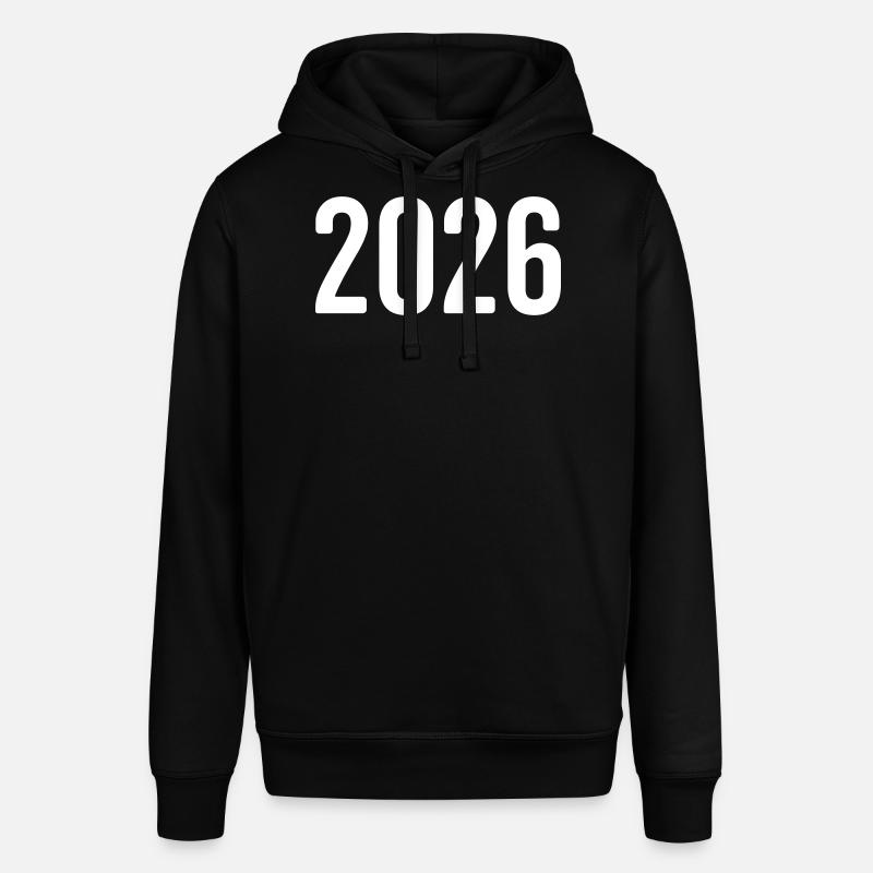 Chiffre de l’année 2026 - Sweat à capuche SOUNDER Stanley/Stella Unisexe - noir