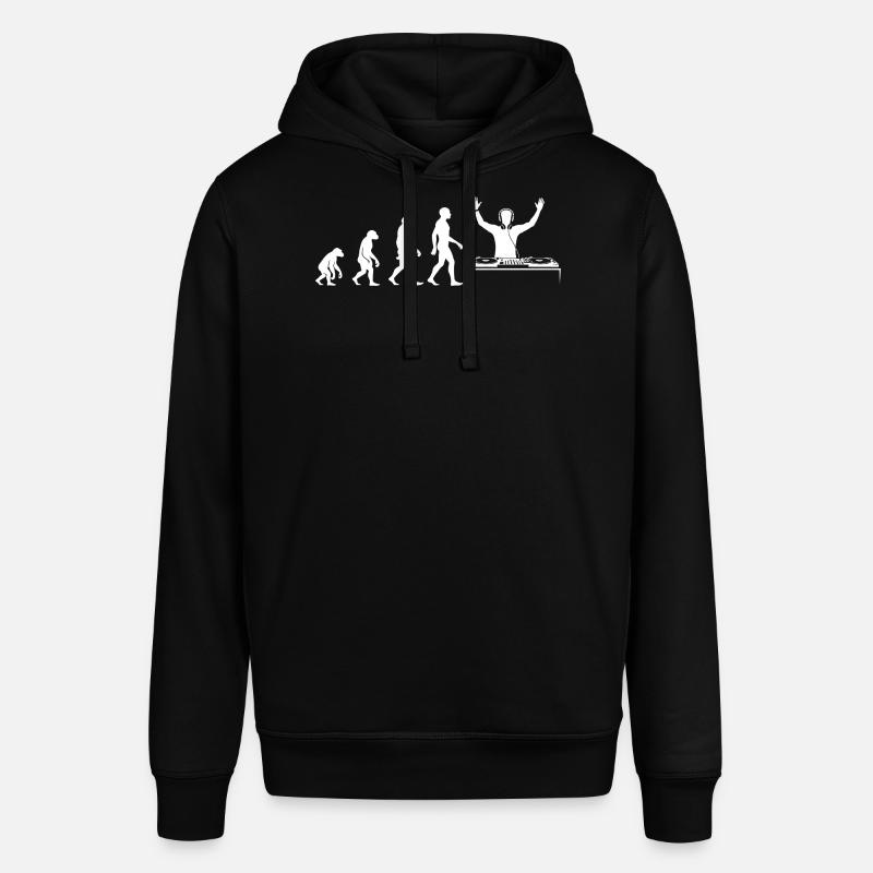 Évolution vers un DJ avec platine - Sweat à capuche SOUNDER Stanley/Stella Unisexe - noir