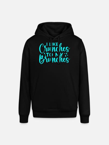 Fitness Motivation Bodybuilder Like Crunches - Stanley/Stella SOUNDER Unisex Hoodie - black