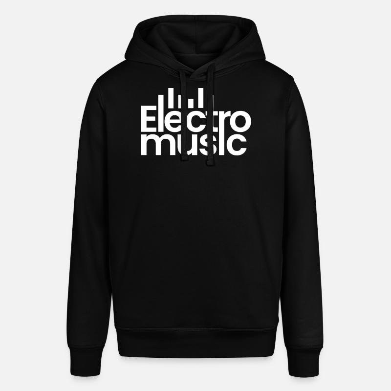 Logo de la musique électro - Sweat à capuche SOUNDER Stanley/Stella Unisexe - noir