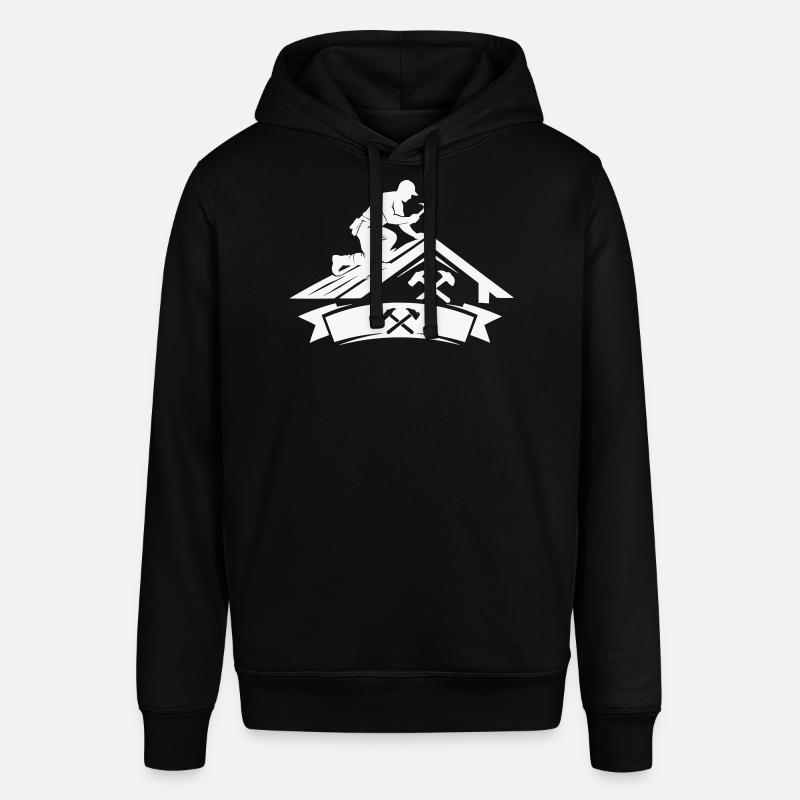 Motif de Maître Couvreur - Sweat à capuche SOUNDER Stanley/Stella Unisexe - noir