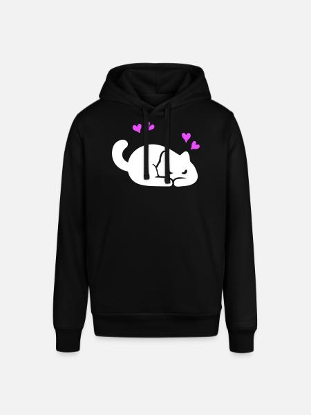 Cat Love - Stanley/Stella SOUNDER Unisex Hoodie - black
