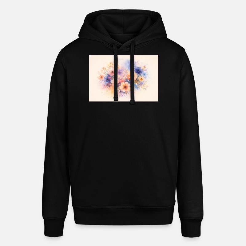 Conception à l’aquarelle - Sweat à capuche SOUNDER Stanley/Stella Unisexe - noir