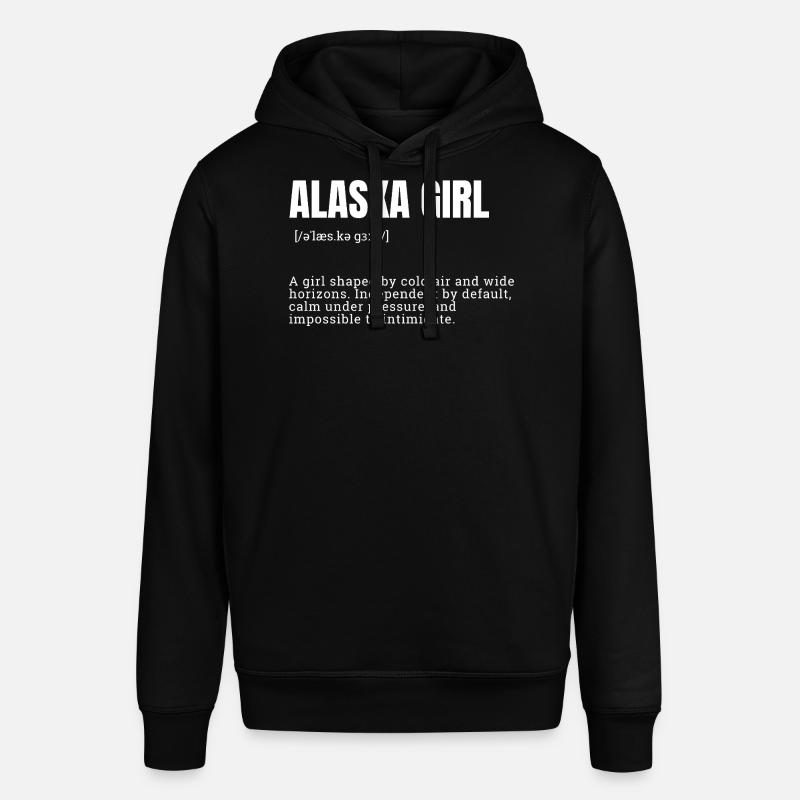 Typographie d’AlaskaGirl Bold - Sweat à capuche SOUNDER Stanley/Stella Unisexe - noir