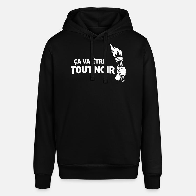 Es wird ganz schwarz sein - Stanley/Stella Unisex Hoodie SOUNDER - Schwarz