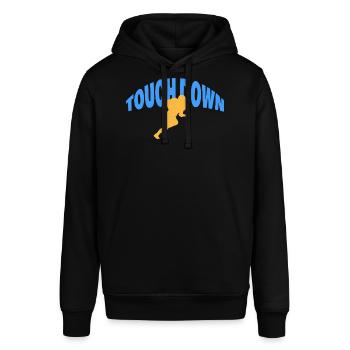 Touch Down - Stanley/Stella SOUNDER Unisex Hoodie - black - Front - Alina (178cm) & Michal (187cm)