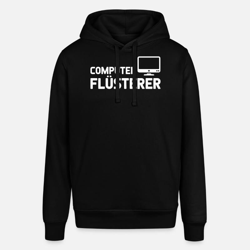 Pixelcomputer Nebula Muster - Stanley/Stella Unisex Hoodie SOUNDER - Schwarz