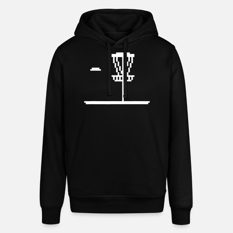 Silhouette du phare en pixel - Sweat à capuche SOUNDER Stanley/Stella Unisexe - noir