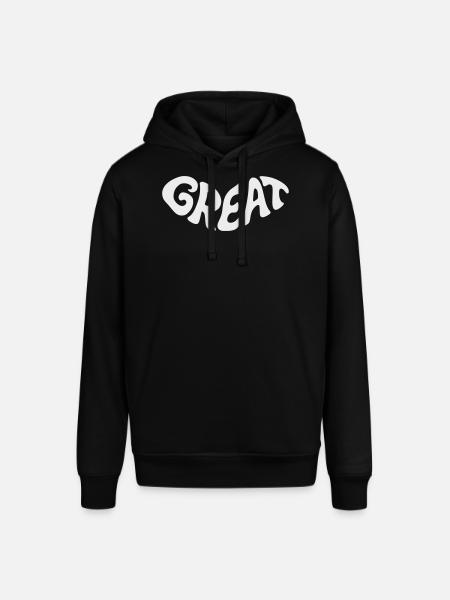 Great, Great Bubbel Word Design - Stanley/Stella SOUNDER Unisex Hoodie - black